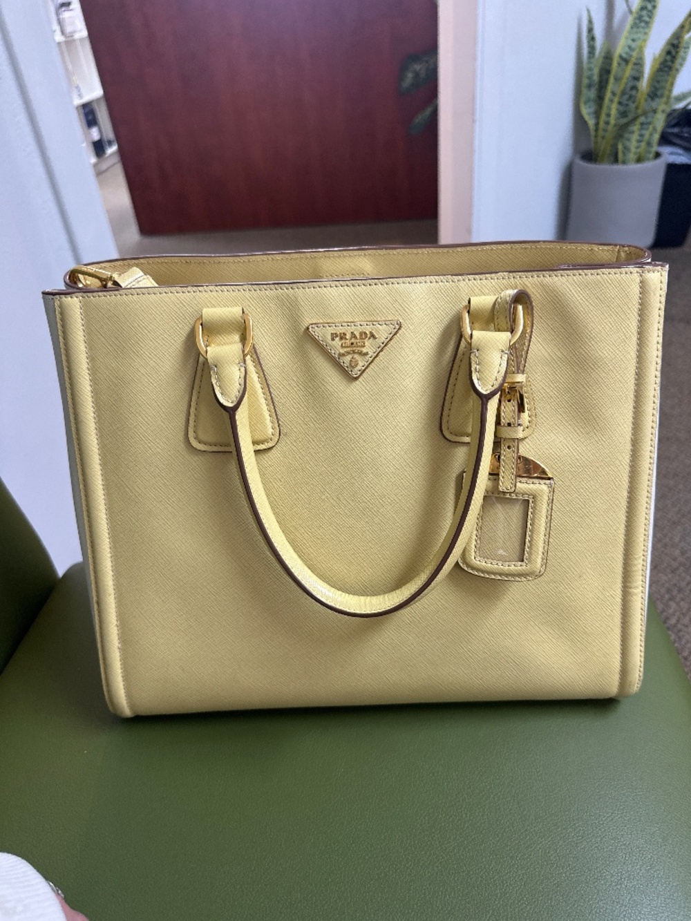 Prada Saffiano Leather Galleria Tote